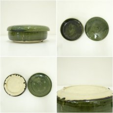 画像6: 山十窯　加藤光右衛門　織部喰籠（共箱） (6)