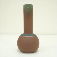 画像4: 今井政之造　象嵌輪彩花瓶（共箱） (4)