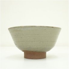 画像4: 京焼　河合卯之助造　文字茶碗（花押・書付有）（共箱） (4)