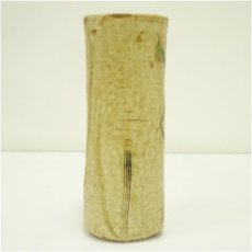 画像4: 加藤作助造　黄瀬戸花瓶（共箱） (4)