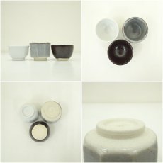 画像6: 特選陶芸作家　「土と炎の宴」ぐい呑6客セット (6)