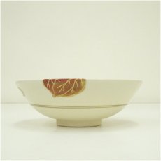 画像4: 京焼　弘艸造　色絵鬼灯平茶碗（共箱） (4)