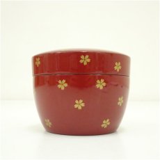 画像4: 田中宗凌造　桜に雉子朱薬器棗（共箱） (4)