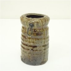 画像2: 丹波焼　市野省三造　掛花入（共箱） (2)