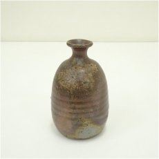 画像2: 備前焼　柴岡信義造　徳利（共箱） (2)