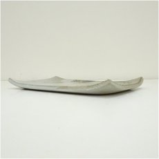 画像3: 益子焼　村田浩造　糠釉鉄絵銅彩山帰来文板皿（共箱） (3)