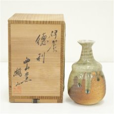 画像1: 伊賀焼　西山窯　坂本瀧山造　徳利（共箱） (1)