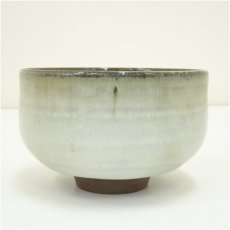 画像2: 国造焼　灰釉茶碗（共箱） (2)