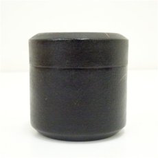 画像3: 宗凌造　残菊に鶴叩塗雪吹棗（共箱） (3)