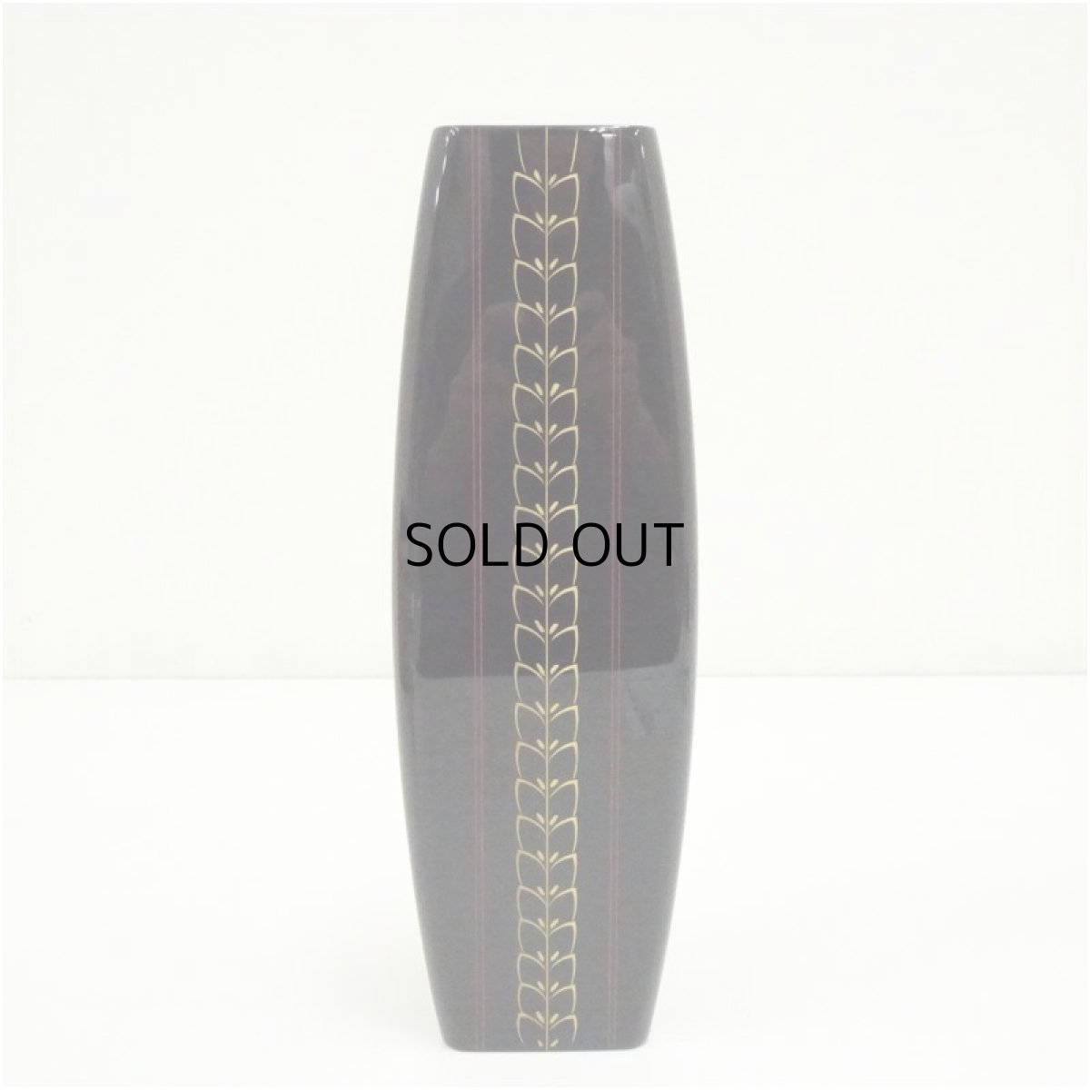 画像3: 輪島塗　研二造　漆塗花器（共箱） (3)