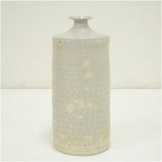 画像2: 越前焼　銀杏窯　上村正史造　花瓶（共箱） (2)