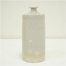 画像4: 越前焼　銀杏窯　上村正史造　花瓶（共箱） (4)