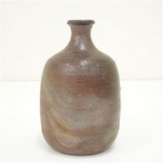 画像4: 備前焼　岡本碧山造　徳利（共箱） (4)