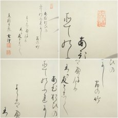 画像6: 東福寺　西部文浄筆　竹画賛　肉筆紙本掛軸（共箱） (6)