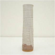 画像3: 萩焼　大和春信松緑窯　大和信昭造　花入（共箱） (3)