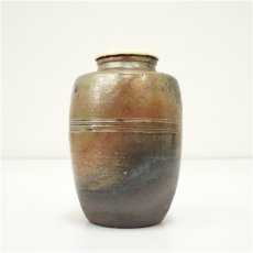 画像3: 丹波焼　市野勝助造　肩衝茶入（共箱）　□z (3)