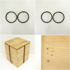 画像12: 釜師　道彦造　唐銅朝鮮風炉釜（銀ツマミ）（共箱） (12)