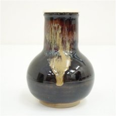 画像2: 京焼　桶谷定一造　鶴首茶入（共箱）　□z (2)