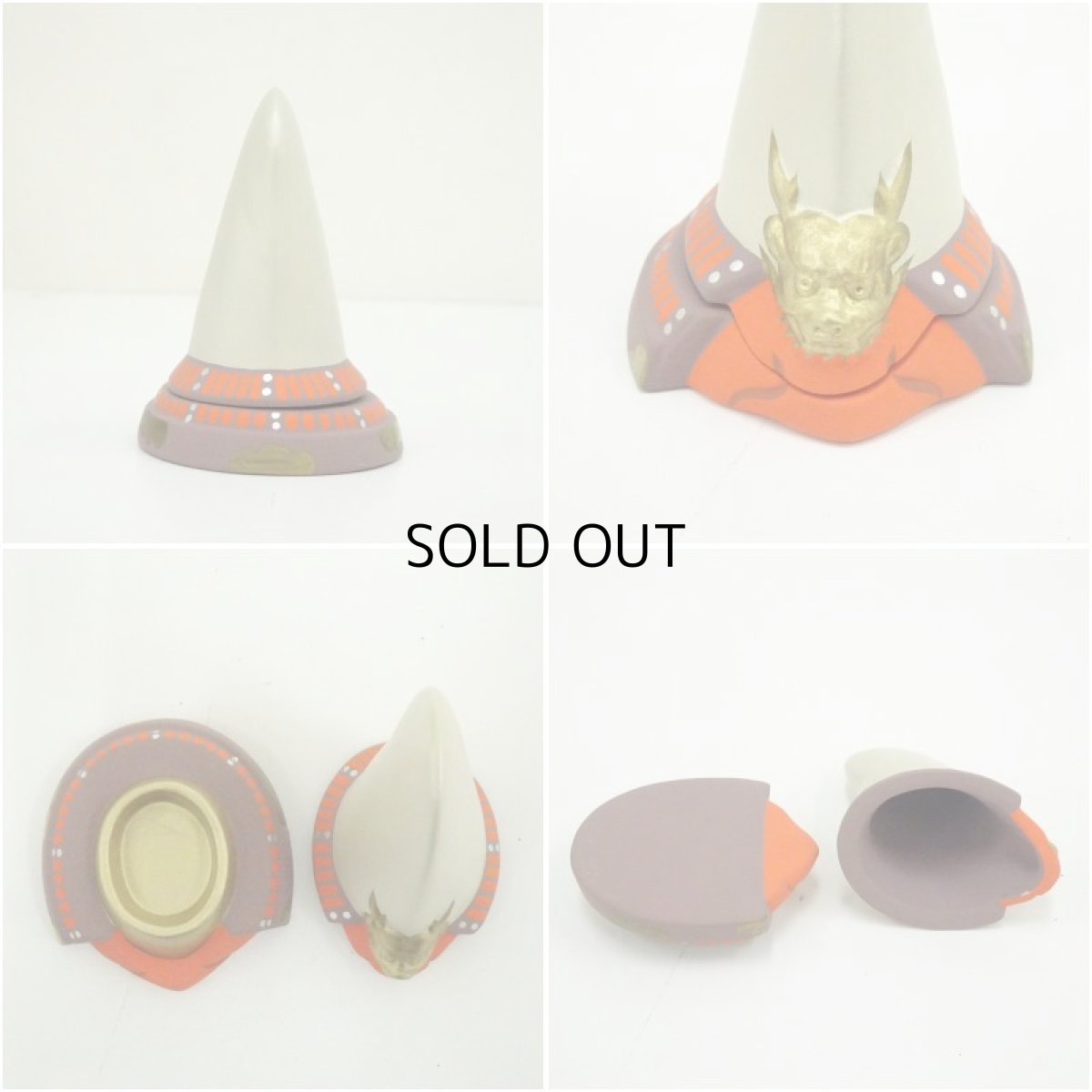 画像6: 澤村東哉造　烏帽子香合（共箱） (6)