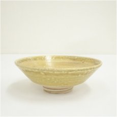 画像2: 作家物　黄瀬戸練込茶碗（保護箱） (2)