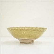 画像3: 作家物　黄瀬戸練込茶碗（保護箱） (3)