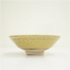 画像4: 作家物　黄瀬戸練込茶碗（保護箱） (4)