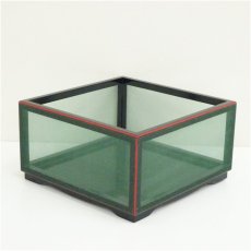 画像1: 炭道具　淡々斎好蛍籠炭斗（箱付） (1)