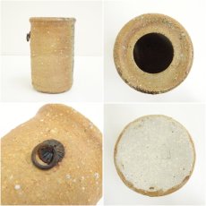 画像6: 信楽焼　作家物　旅枕掛花入（保護箱） (6)