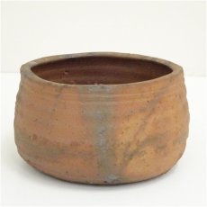 画像2: 備前焼　竹子窯　西川政美造　建水（共箱） (2)