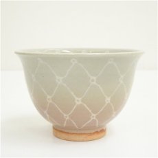 画像4: 萩焼　大野誠二造　網目汲出茶碗10客（共箱） (4)