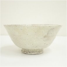 画像3: 京焼　森岡嘉祥造　粉引茶碗（共箱） (3)