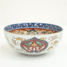 画像2: 有田焼　日肥其泉造　極錦金彩古伊万里鉢（共箱） (2)