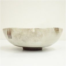 画像3: 唐津焼　十三代　中里太郎右衛門窯造　絵粉引鉢（共箱） (3)