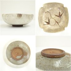 画像6: 唐津焼　十三代　中里太郎右衛門窯造　絵粉引鉢（共箱） (6)