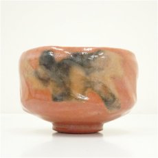 画像3: 京焼　井上春峰造　赤楽茶碗（共箱） (3)