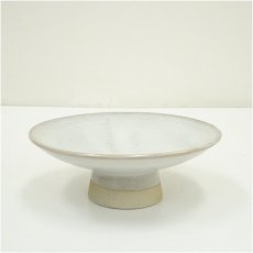 画像2: 萩焼　十三代　坂田泥華造　高杯鉢（共箱） (2)