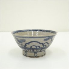 画像2: 膳所焼　岩崎新定造　安南写茶碗（共箱） (2)