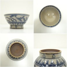 画像6: 膳所焼　岩崎新定造　安南写茶碗（共箱） (6)