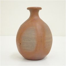 画像4: 備前焼　南燦窯　橋本力男造　緋襷一輪花生（共箱） (4)