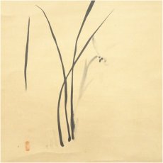 画像4: 円福寺　井沢寛州（泥龍窟）筆　蘭図　肉筆紙本掛軸（共箱） (4)