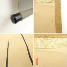 画像7: 円福寺　井沢寛州（泥龍窟）筆　蘭図　肉筆紙本掛軸（共箱） (7)