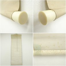画像8: 生田花朝筆　ひるの月　肉筆絹本掛軸（共箱・二重箱） (8)