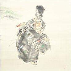 画像3: 松野奏風筆　三番叟　肉筆紙本掛軸（共箱） (3)