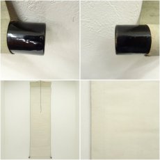 画像8: 月岡耕漁筆　能　箙　肉筆絹本掛軸（保護箱） (8)