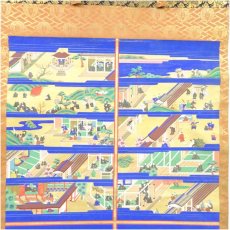 画像3: 田中屋伊兵衛など　模写　親鸞聖人御絵伝　肉筆絹本掛軸（保護箱） (3)