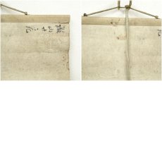 画像9: 森徹山筆　花図　熊谷直好賛　肉筆紙本掛軸（保護箱） (9)