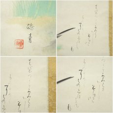 画像6: 小野踏青筆　好日　小禽　肉筆紙本掛軸（共箱） (6)