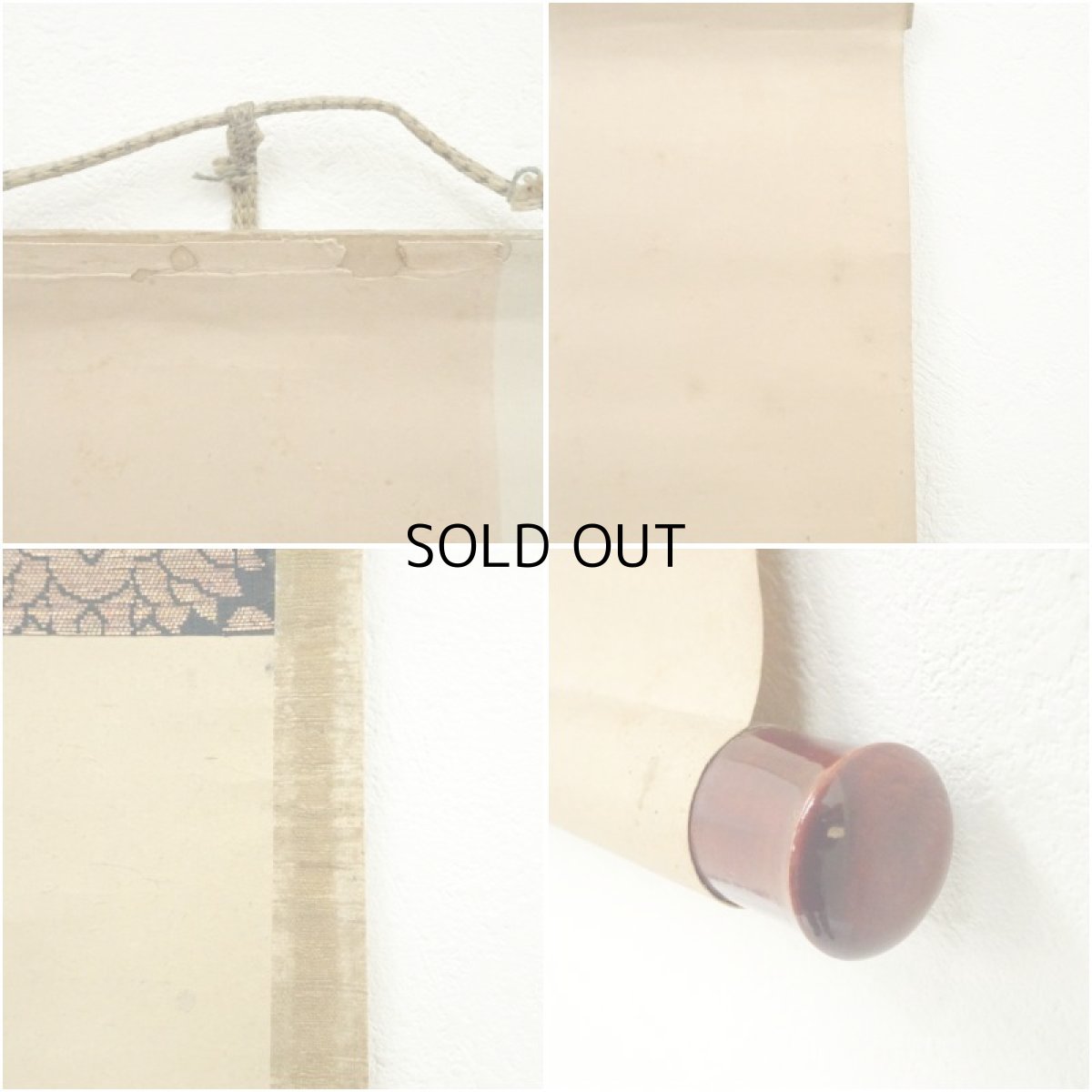 画像9: 江戸後期　張月樵筆　井上士朗像・井上士朗筆　俳句短冊合装　肉筆紙本掛軸（保護箱） (9)