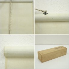 画像9: 大徳寺　橘宗義（了庵）筆　「萬点水蛍幽草中」一行書　肉筆紙本掛軸（共箱） (9)