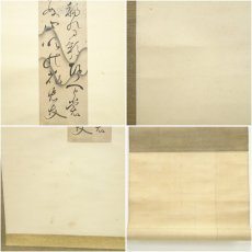 画像6: 江戸後期　穂井田忠知筆　河山吹　肉筆短冊掛軸（保護箱） (6)